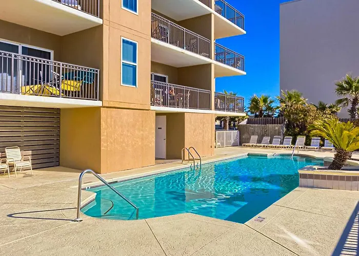 Gulf-front With Balcony Views Wifi Ac & Shared Gulf-facing Pool Gulf Shores